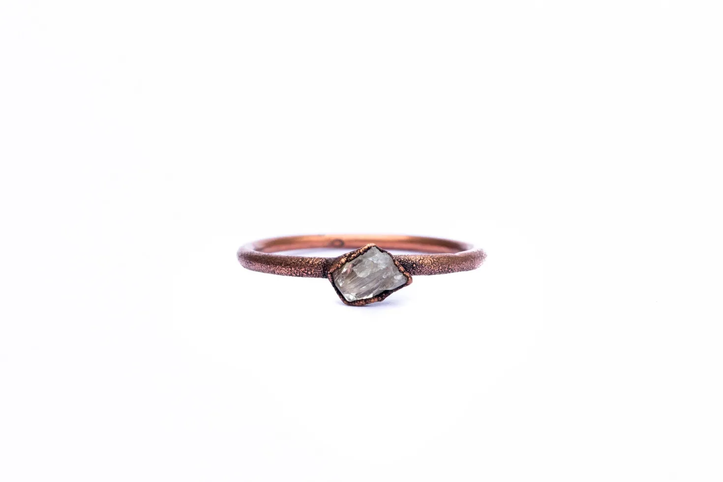 SALE Raw Topaz ring | Topaz crystal ring