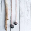 SALE Raw tourmaline necklace | Black tourmaline crystal necklace