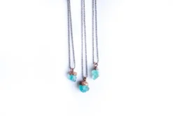 SALE Rough apatite necklace | Blue apatite necklace