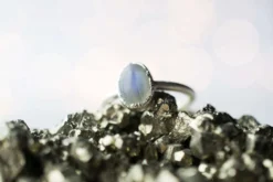 SALE Silver Moonstone ring | June Birthstone Ring