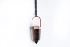 SALE Smokey quartz crystal necklace | Smokey rock crystal jewelry