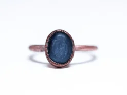 SALE Tumbled Kyanite ring | Blue Kyanite ring