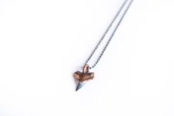 Sharks tooth pendant | Electroformed copper shark tooth pendant