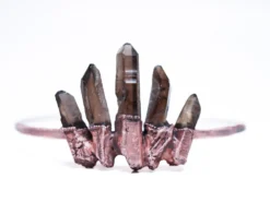 Smokey quartz crown | Raw smokey quartz crown