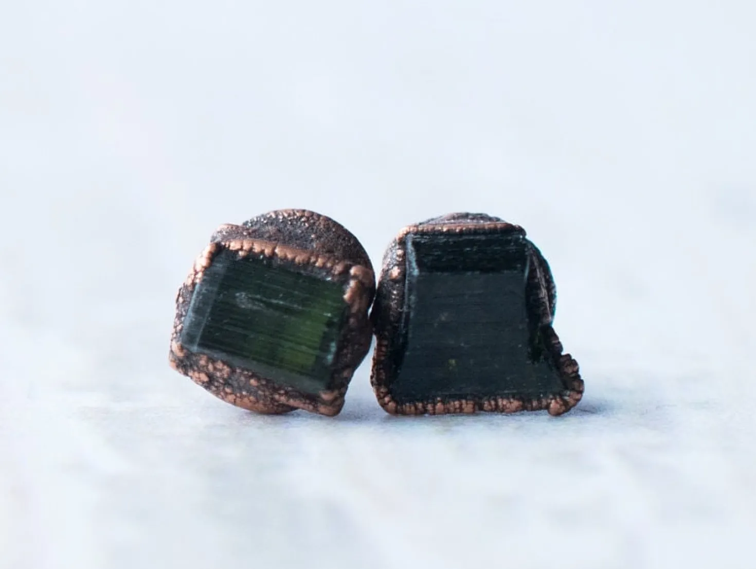 Tourmaline earrings | Stud earrings