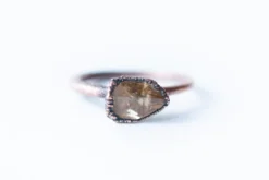 Utah topaz ring | Raw topaz ring